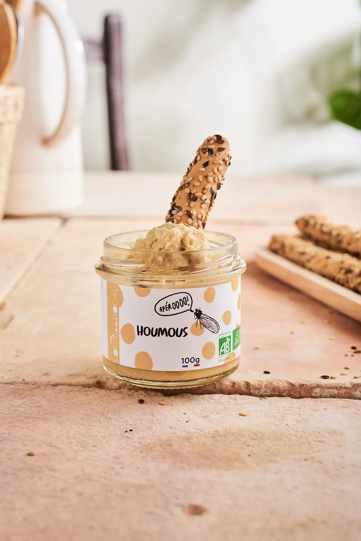 Houmous Bio - Local en Bocal - 100g (100g)