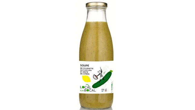 Soupe de courgette curcuma et zeste de citron Bio - Local en Bocal (75cl)