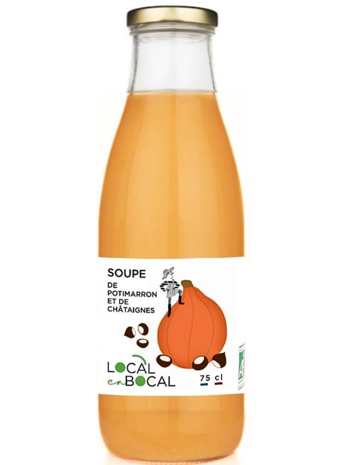 Soupe de potimarron châtaigne Bio - Local en Bocal (75cl)