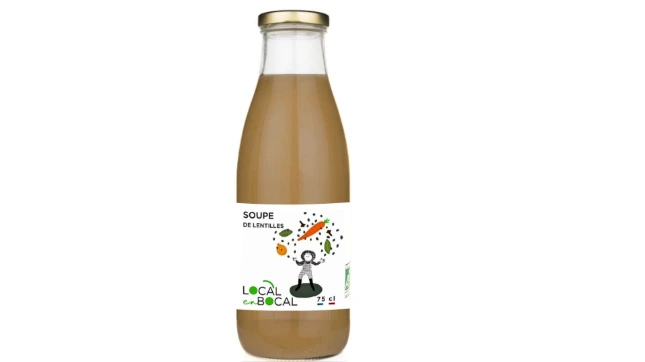 Soupe de lentilles Bio 75 cl - Local en Bocal