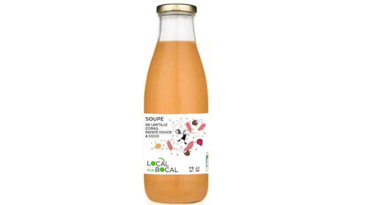 Soupe de lentille corail patate douce & coco Bio - Local en Bocal (75cl)